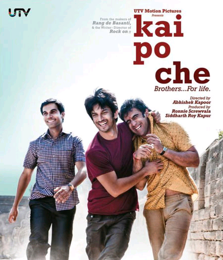 Kai po che Movie Review, Kai po che Review, kai po che hindi movie Review, Kai po che Movie Rating, chetan bhagat kai po che movie