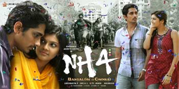 NH 4 review, NH 4 Movie Review, NH 4 Telugu Movie Review, NH 4 movie rating, NH 4 Talk, NH 4 Bangalore to Chennai Review