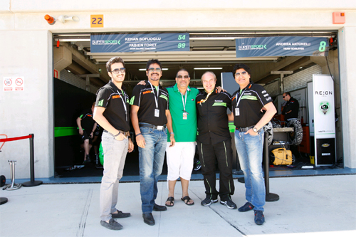 After a fantastic qualifying round&nbsp; of the World Super Sport Championship campaign&nbsp; Mahi Racing Team India rider Fabien Foret won the race&nbsp; in Motorland Aragon, Spain on Sunday recording the fastest lap of 2'02.743 in the 18 laps race. It was Fabien's16th race win of his career and&nbsp; the 2002 WSS Champion now&nbsp; becomes the new leader in the&nbsp; current World Championship. "We are absolutely thrilled with our team's victory today. During&nbsp; the qualification round we knew that our riders were all set to recreate the Philip Island magic in Spain and they did not disappoint us" team owners Actor Nagarjuna and Nandish Domlur who are in $pain to cheer the team said.