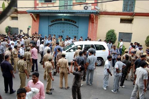 Chanchalguda jail road prohibited for common public 