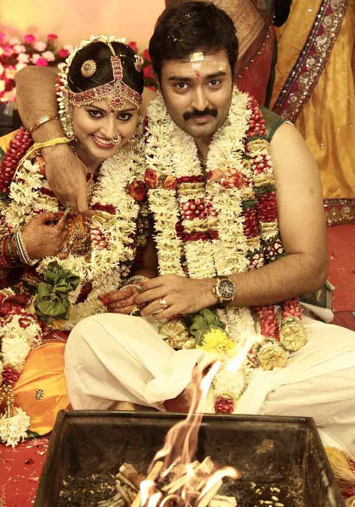 Sneha Wedding Photos: Actress Sneha married her co-actor Prasanna yesterday...