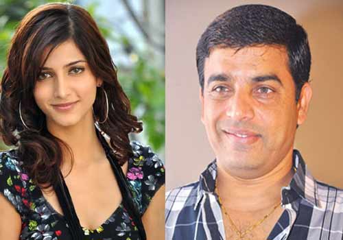 Finally Shruthi satisfies this producer, Shruthi Hassan Satisfies Dil Raju, Shruthi Hassan Reversed The Trend With Dil Raju, Shruthi Hassan Third Outing Yevadu With Dil Raju   