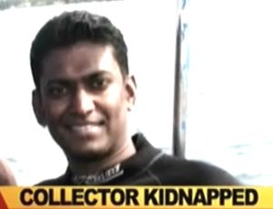 maoists kidnap collector