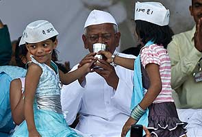 anna hazare fast against corruption