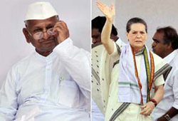 anna hazare letter to sonia
