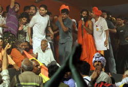 baba ramdev fast against corruption