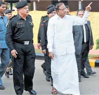 union home minister p chidambaram hyderabad