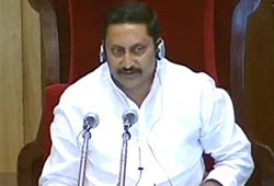 chief minister kiran kumar reddy