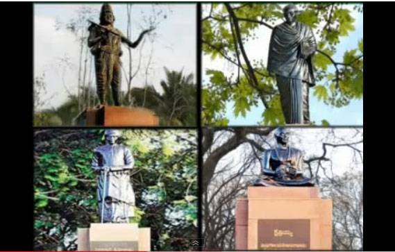 hussain sagar statues