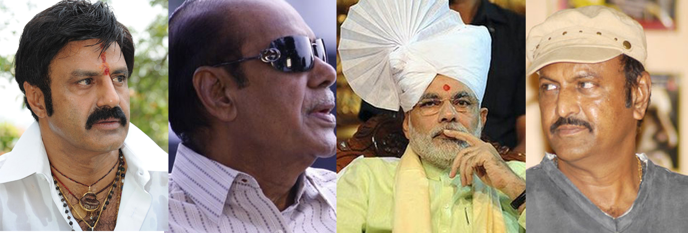 Tollywood Biggies Met Modi, tollywood actors met modi, telugu film actors met narendra modi.