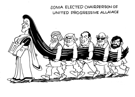 Image result for sonia gandhi cartoons