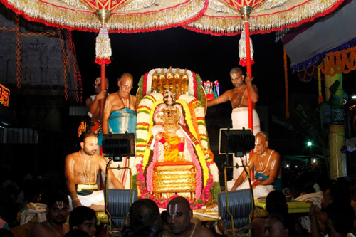 Information on  first day of Tiruchanur Sri Padmavathi Ammavari Brahmotsavam.