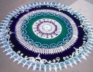 The Modern 'Muggu' Rangoli for Sankranth